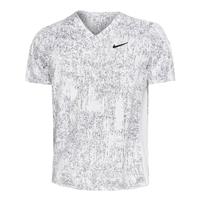 nike Dry Victory Print T-Shirt Herren - Weiß, Schwarz