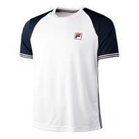 fila Tee Alfie T-Shirt Herren - Weiß, Blau