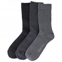 Rohner Basic Sport 3er Pack - Multifunctionele sokken, zwart/grijs