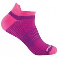 Wrightsock Coolmesh II Low Tab - Multifunctionele sokken, roze/purper