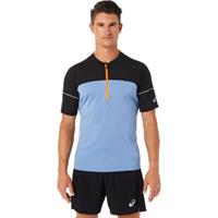 asics FUJITRAIL TOP Herren Laufshirt Blau 