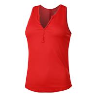 luckyinlove Ribbed Henley Tank-Top Damen - Rot