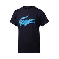 Lacoste Jungen-Shirt aus Funktionsstoff mit Krokodil Lacoste Sport Tennis - Navy Blau / Blau 