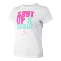 Tennis-Point Shut Up & Serve T-shirt Dames
