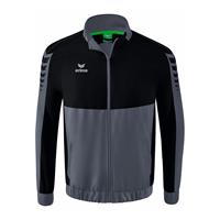 erima Six Wings Präsentationsjacke slate grey/schwarz 3XL