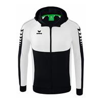 erima Six Wings Trainingsjacke mit Kapuze schwarz/weiß