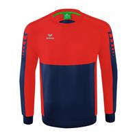 erima Six Wings Sweatshirt new navy/rot M