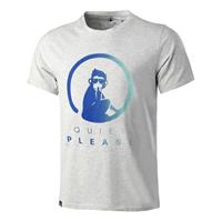 quietplease Ocean Logo T-Shirt Herren - Grau, Blau