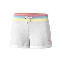 quietplease Rainbow Cotton Shorts Damen - Grau, Mehrfarbig