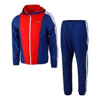 Lacoste Herren Lacoste Sport Trainingsanzug mit Colourblock - Blau / Rot / WeiÃŸ 