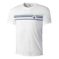 quietplease Ocean Stripe T-Shirt Herren - WeiÃŸ, Blau
