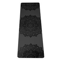 Spiru Yoga Design Lab Yogamat 'Mandala Charcoal Infinity Mat' 5 mm - 180 x 61 cm