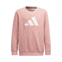 adidas Future Icons 3Bar Crew Sweatshirt MÃdchen - Rosa, WeiÃŸ