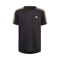 adidas 3-Stripes T-Shirt Jungen - Schwarz, Gelb