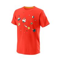 wilson Planetary Tech T-Shirt Jungen - Orange, Mehrfarbig