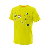 wilson Planetary Tech T-Shirt Jungen - Gelb, Mehrfarbig