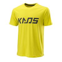 wilson Kaos Tech T-Shirt Herren - Gelb, Schwarz