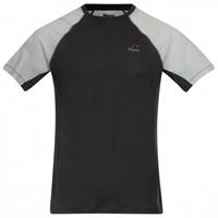 Bergans Y Lightline Merino Tee - Hardloopshirt, zwart/grijs