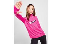 Nike Running Swoosh 1/4 Zip Top Damen - Damen, Active Pink/Black/White