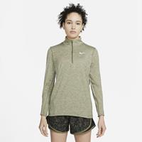 Nike Running Element Langarmshirt Damen - Damen, Medium Olive/Olive Aura/Heather