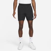 Nike Court Dri-FIT Advantage Tennisshorts voor heren (18 cm) - Zwart