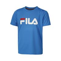 fila Logo T-Shirt Jungen - Blau, Weiß