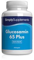 Simply Supplements Schnell freizusetzendes Glucosamin 65 Plus - 240 Kapseln
