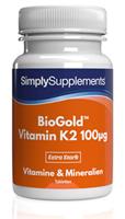 Simply Supplements BioGold Vitamin K2 100Âµg - 60 Tabletten