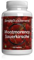 Simply Supplements Montmorency Sauerkirsche 450mg - 120 Kapseln