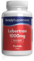 Simply Supplements Lebertran 1000mg - 120 Kapseln