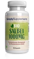 Simply Supplements BIO Salbei 1000mg - 90 Kapseln