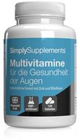 Simply Supplements Multivitamine fÃ¼r die Gesundheit der Augen - 120 Tabletten