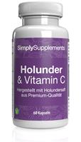 Simply Supplements Holunder & Vitamin C - 60 Kapseln