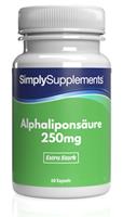 Simply Supplements AlphaliponsÃure (ALA) 250mg - 60 Kapseln