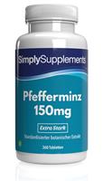 Simply Supplements Pfefferminze 150mg - 360 Tabletten
