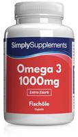 Simply Supplements Omega 3 1000mg - 120 Kapseln