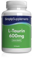 Simply Supplements L-Taurin 600mg - 120 Kapseln