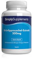 Simply Supplements GreenShell GrÃ¼nlippmuschelextrakt 500mg - 240 Kapseln