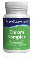 Simply Supplements Chrom Komplex - 120 Tabletten