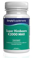 Simply Supplements Super Himbeere K2000 MAX - 60 Kapseln