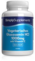 Simply Supplements Vegetarisches Glucosamin HCI 1000mg mit Vitamin C 40mg - 120 Tabletten