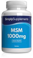 Simply Supplements MSM 1000mg - 120 Tabletten