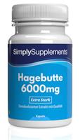 Simply Supplements Hagebutte 6000mg - 60 Kapseln
