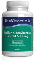 Simply Supplements WeiÃŸer Kidneybohnen Extrakt 5000mg - 120 Kapseln