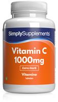 Simply Supplements Vitamin C 1000mg mit Hagebutte & Zitrus-Bioflavonoiden - 120 Tabletten