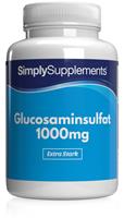 Simply Supplements Glucosaminsulfat 1000mg - Tabletten - 120 Tabletten