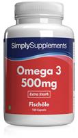 Simply Supplements Omega 3 500mg - 360 Kapseln