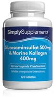 Simply Supplements Glucosamin 500mg & Marine Kollagen 400mg - 240 Tabletten