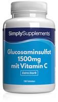 Simply Supplements Glucosamin 1500mg mit Vitamin C - 360 Tabletten