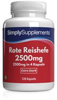 Simply Supplements Rote Reishefe 2500mg - 240 Kapseln